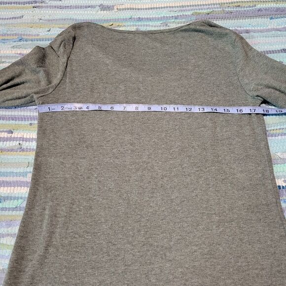 Sinear Ladies Casual Long Sleeve Vneck Blouse Tunic, Med - Picture 12 of 14